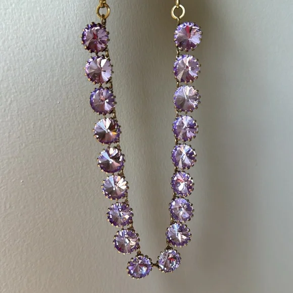 J.Crew purple Venus flytrap necklace - Picture 4 of 7